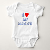 Ik hoor mijn mama. Baby Romper (Voorkant)