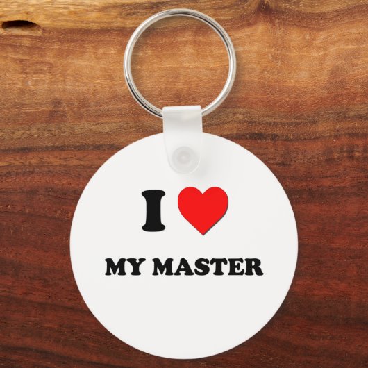 Ik hoor mijn meester sleutelhanger (Voorkant)