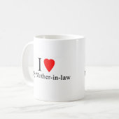 Ik hoor mijn moeder in de wet koffiemok (Voorkant links)