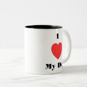 Ik hoor mijn Mok met een hond (Voorkant rechts)