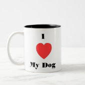 Ik hoor mijn Mok met een hond (Links)