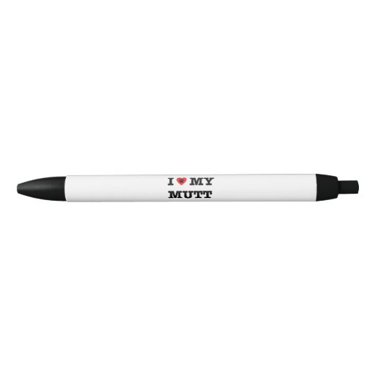 Ik hoor mijn mond zwarte inkt pen (Voorkant)