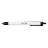 Ik hoor mijn mond zwarte inkt pen (Bodem)
