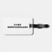 Ik hoor mijn Newfoundland Bagagelabel (Achterkant horizontaal)