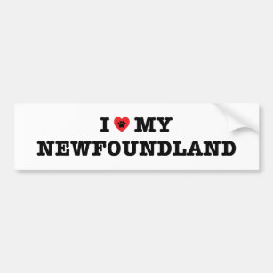 Ik hoor mijn Newfoundland Bumpersticker