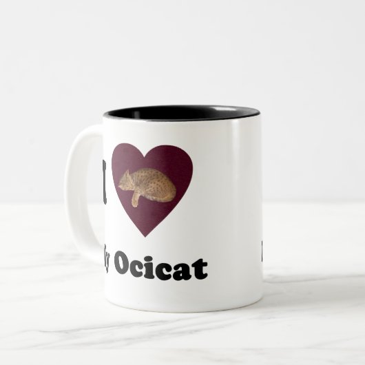 Ik hoor mijn Ocicat Mok (Voorkant links)