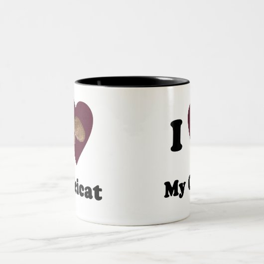 Ik hoor mijn Ocicat Mok (Center)