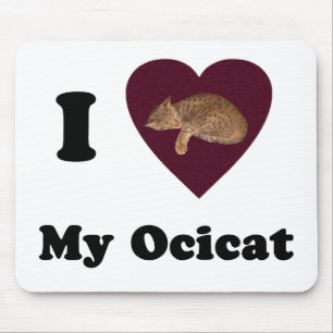 Ik hoor mijn ocicat Mousepad Muismat