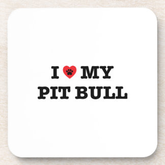 Ik hoor mijn pitbull bier onderzetter