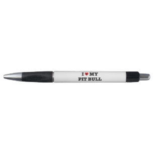 Ik hoor mijn pitbull pen