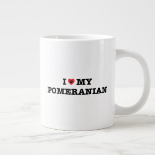 Ik hoor mijn Pommeren Grote Koffiekop