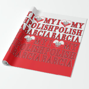 Ik hoor mijn Poolse Babcia Cadeaupapier