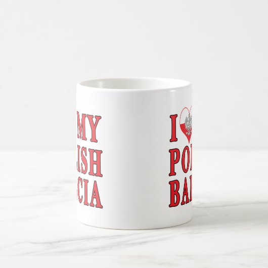 Ik hoor mijn Poolse Babcia Koffiemok (Center)