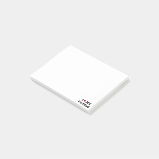 Ik hoor mijn porseleinbriefjes post-it® notes (Schuin)