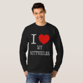 Ik hoor mijn rottweiler t-shirt (Voorkant volledig)