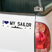 Ik hoor mijn Sailor Bumptersticker Bumpersticker (Op Truck)
