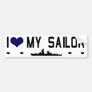 Ik hoor mijn Sailor Bumptersticker Bumpersticker