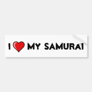 Ik hoor mijn Samurai Bumpersticker