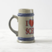 Ik hoor mijn Schnauzer Bierpul (Links)