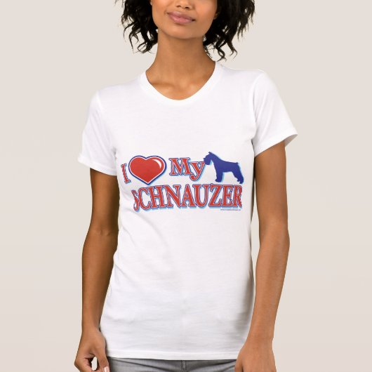 Ik hoor mijn Schnauzer T-shirt (Voorkant)