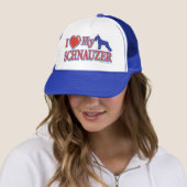 Ik hoor mijn Schnauzer Trucker Pet (In situ)