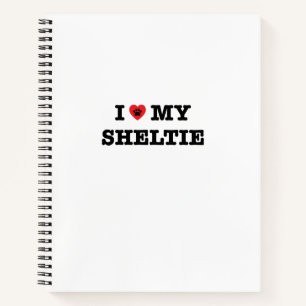 Ik hoor mijn Sheltie Notitieboek
