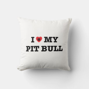 Ik hoor mijn Sierkussen op de Pit Bull