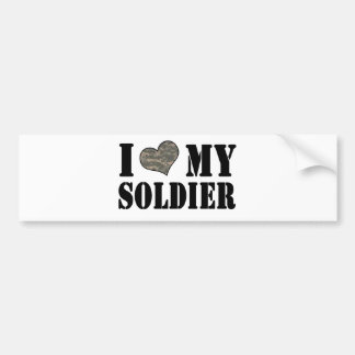 Ik hoor mijn soldaat bumpersticker