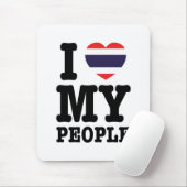 Ik hoor mijn Thaise mensen Muismat (Met muis)