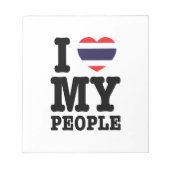 Ik hoor mijn Thaise mensen Notitieblok (Voorkant)