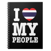 Ik hoor mijn Thaise mensen Notitieboek (Voorkant)