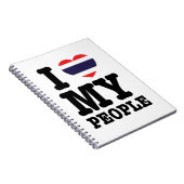 Ik hoor mijn Thaise mensen Notitieboek (Rechterzijde)
