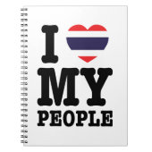Ik hoor mijn Thaise mensen Notitieboek (Voorkant)