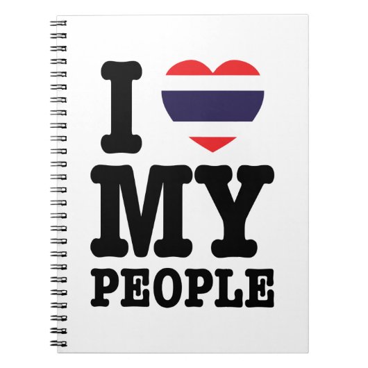 Ik hoor mijn Thaise mensen Notitieboek (Voorkant)