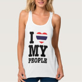 Ik hoor mijn Thaise mensen Tanktop (Voorkant)
