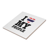 Ik hoor mijn Thaise mensen Tegeltje (Zijkant)