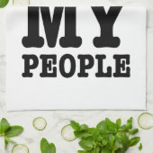 Ik hoor mijn Thaise mensen Theedoek (Gevouwen)