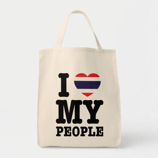 Ik hoor mijn Thaise mensen Tote Bag (Voorkant)