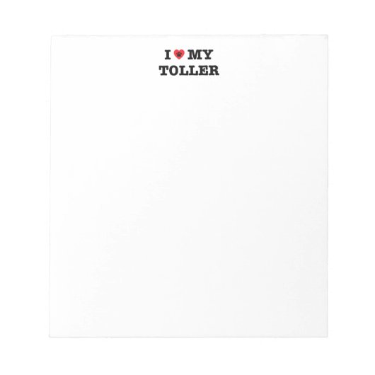 Ik hoor mijn toller notitieblok (Voorkant)