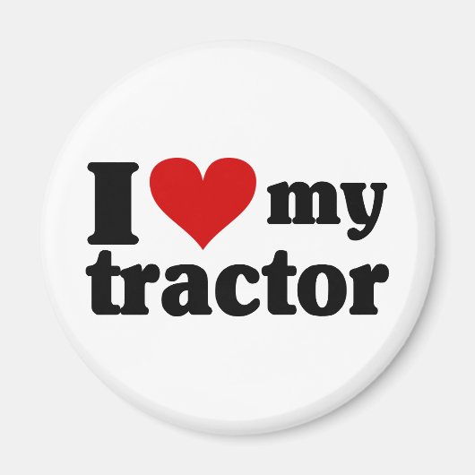 Ik hoor mijn tractor magneet (Voorkant)