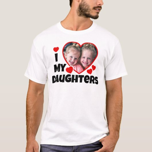 Ik hoor mijn vaders persoonlijke foto T-shirt (Voorkant)