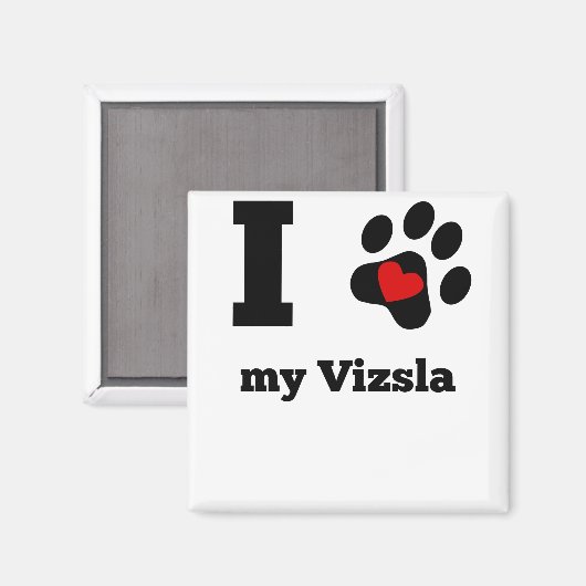 Ik hoor mijn Vizsla Magneet (Voorkant / Achterkant)