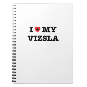 Ik hoor mijn Vizsla Notitieboek