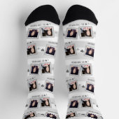 Ik hoor mijn Vriendin Grijs Twee Foto Sokken (Top)