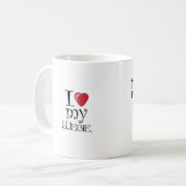 Ik hoor mijn Wegie. Koffiemok (Voorkant links)