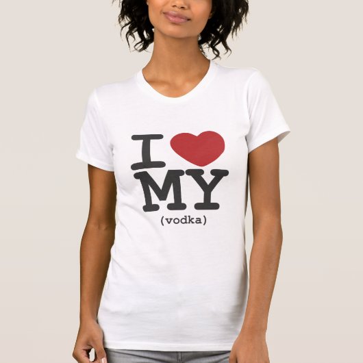 Ik hoor mijn wodka t-shirt (Voorkant)