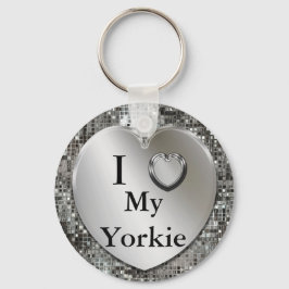 Ik hoor mijn Yorkie Sleutelhanger