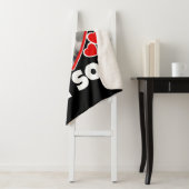 Ik hoor mijn zoon persoonlijke foto sherpa deken (In situ)