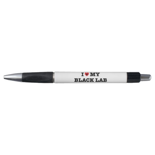 Ik hoor mijn zwarte lab pen (Voorkant)