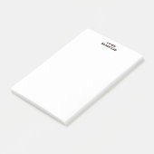 Ik hoor mijn zwarte lab post-it® notes (Schuin)